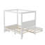 Lit plateforme double à baldaquin-1444730351