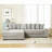 Zinia Upholstered 111'' Sofa & Chaise-153292407