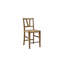 Chaise à hauteur de comptoir à lattes (ensemble de 2)