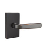 Sion Flat Passage (Hall & Closet) Door Lever with Rectangle Rosette