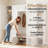 American Style 4-in-1 Hall Tree with Padded Bench Entryway Organizer, 4 Hooks & Adjustable Storage Shelves for Mudroom, Hallway-1855874270