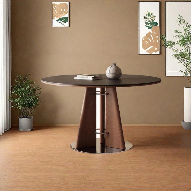 Table de salle à manger ronde Retro, H 29,52 po x L 47,24 po x l 47,24 po