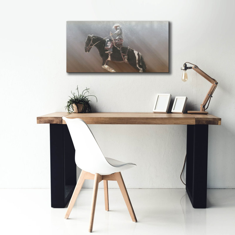 «Rockin 'RB» par Kari Brooks, art mural sur toile, H 20 po x l 40 po x P 1,5 po