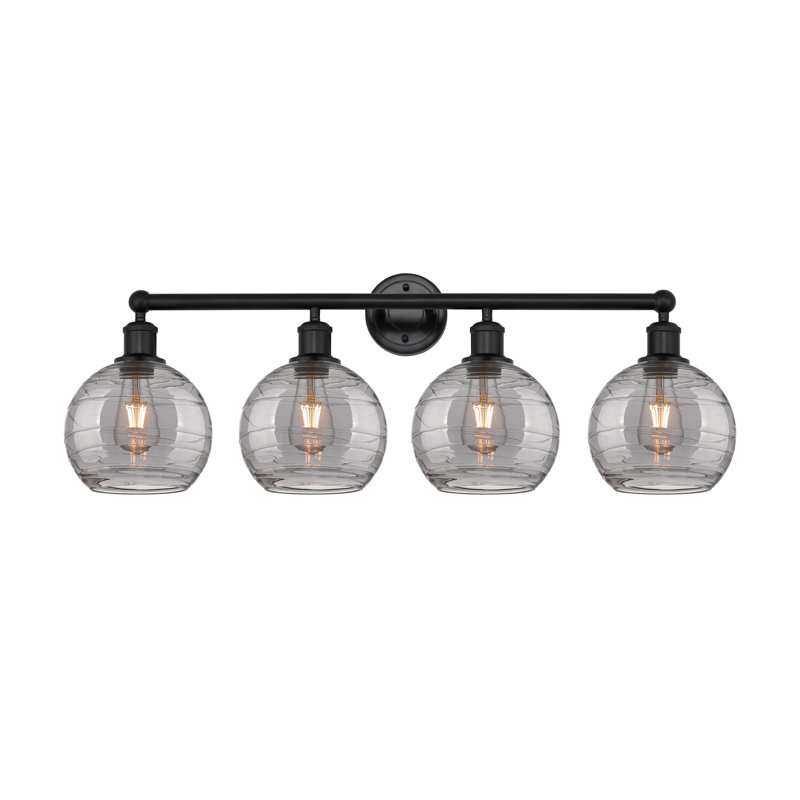 Allare 4 - Light Dimmable Vanity Light, Matte Black