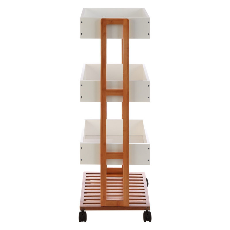 Bailar Solid Wood Bar Cart