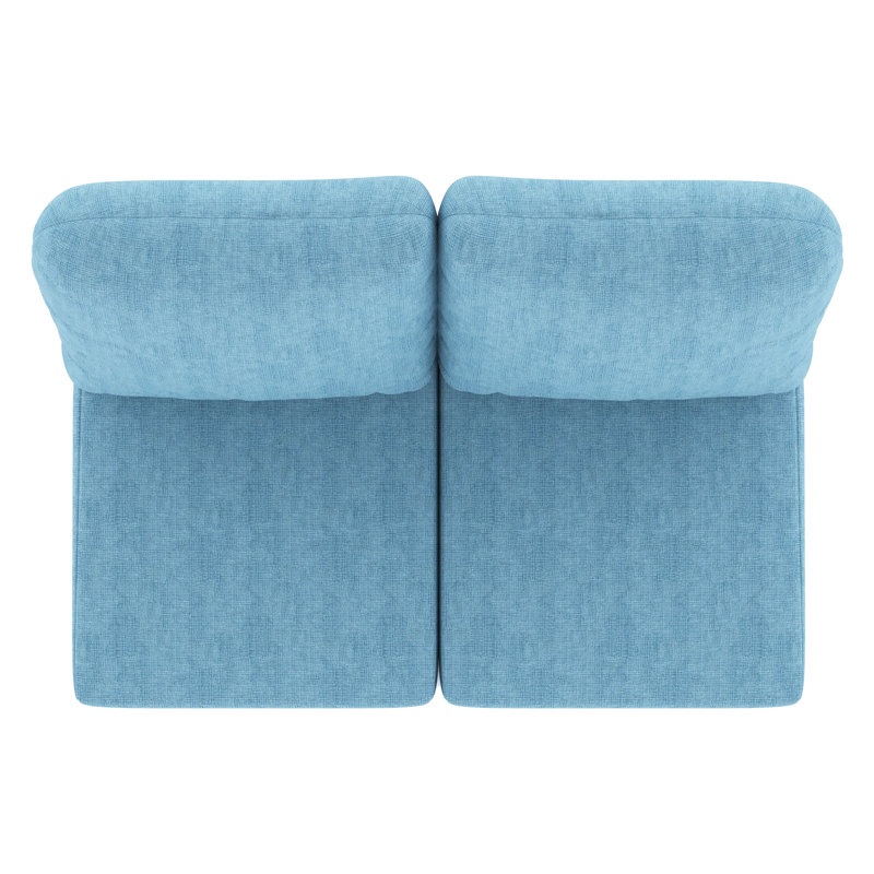 Indoor/Outdoor Sunbrella® Seat/Back Cushion, Cast Horizon Sunbrella® Plainweave
