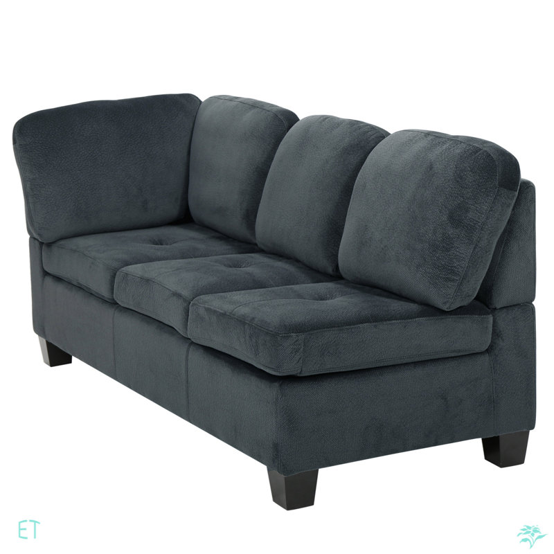 SOFA, Polyester L-Shaped Sectional Sofa