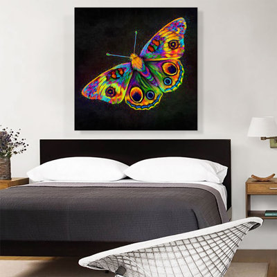 «Butterfly Wings Insect», reproduction d'art sur toile tendue