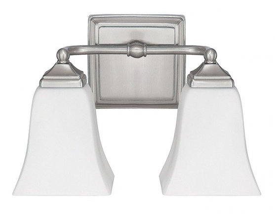 Classic 2 - Light Dimmable Vanity Light, Brushed Nickel