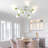 8-Light Green Sputnik Ceiling Light Fixture-2022777632-2022777639