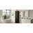 Tall Bathroom Storage Cabinet, Freestanding Storage Cabinet With Two Different Size Doors And Adjustable Shelf, Door Shelve Design, MDF Board With Painted Finish-1308739285