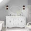 Ensemble de meuble-lavabo double 58 po Aafreen