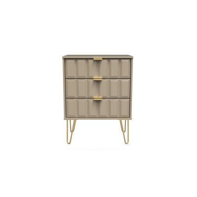 Allem 3 Drawer Chest (Ready Assembled)