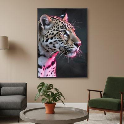 Single Picture Frame LED Illuminated Wall Art Wall Art on Glass / Aluminium