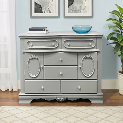 Commode 6 tiroirs 2 portes Grant