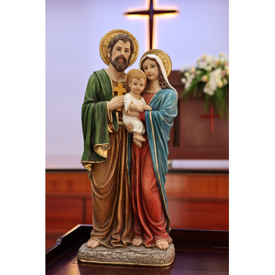 Holy Family Figure Statue Religious Decor Indoor/Outdoor