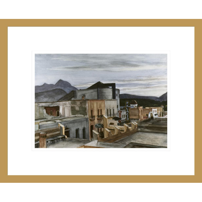 «El Palacio» par Edward Hopper, impression giclée sur cadre, H 13,59 po x l 16,75 po