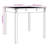Lashelle Rectangular Outdoor Dinning Table-1918945022