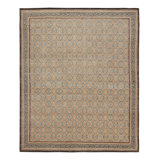 Burano Hand Knotted Wool Geometric Area Rug