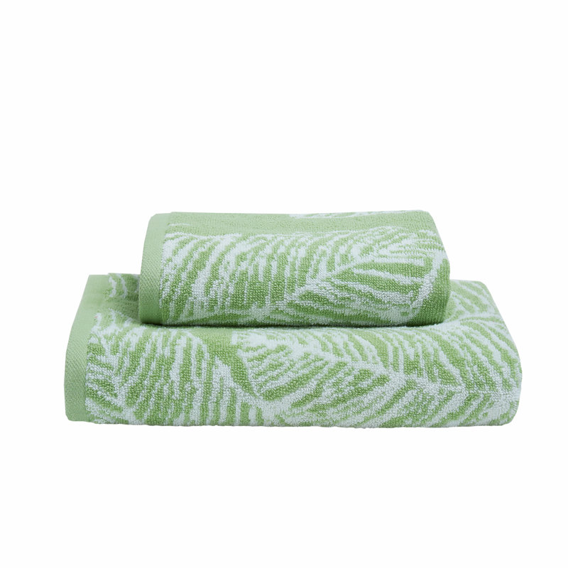 Midweight Jacquard Hand Towel, Khaki