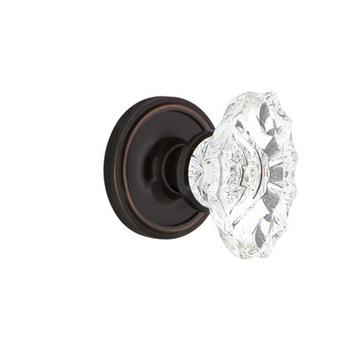 Rosette classique avec bouton de porte de château