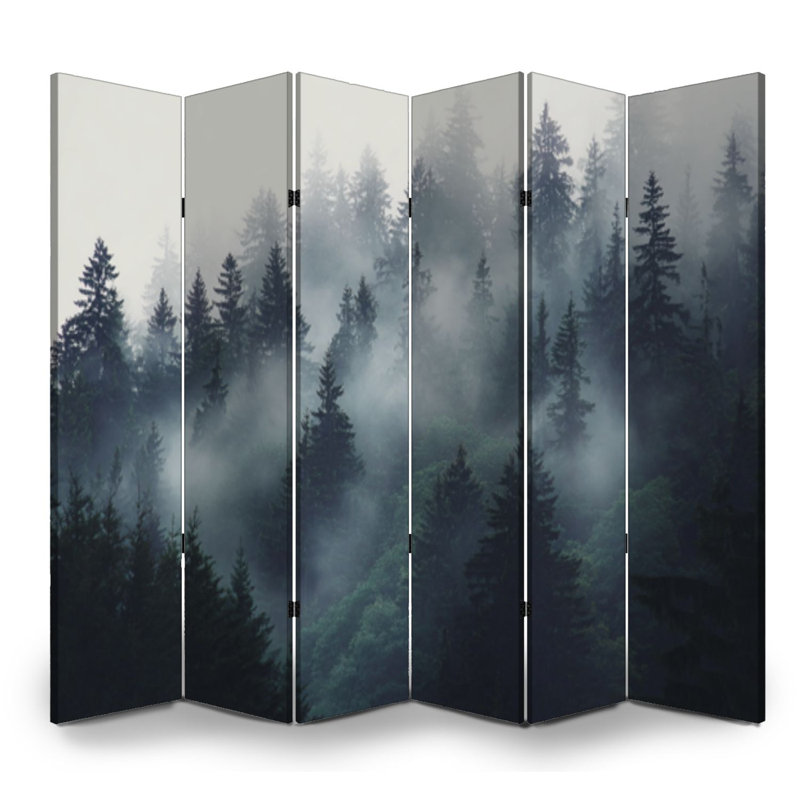 Cloison pliante 6 panneaux paravent Royal Misty, 6, H 71 po x l 96 po x P 1 po
