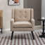 Fauteuil capitonné à dossier large rembourré-1592346166