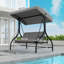 3 Person Porch Swing with Canopy-1049409356