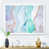 Toile blanche avec cadre photo