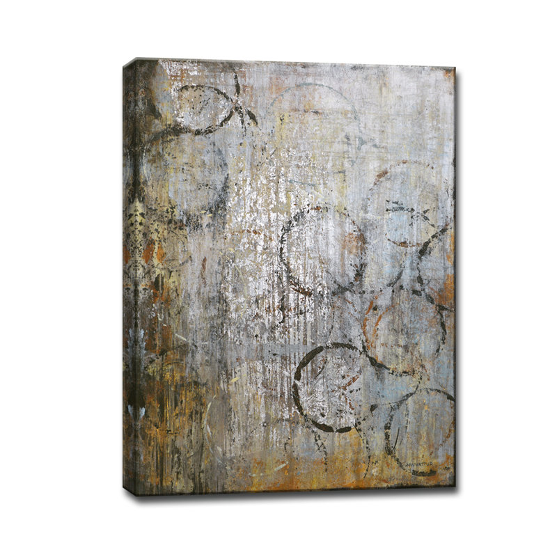 « impulsion » par norman wyatt jr.-impression sur toile tendue, H 20 po x l 16 po