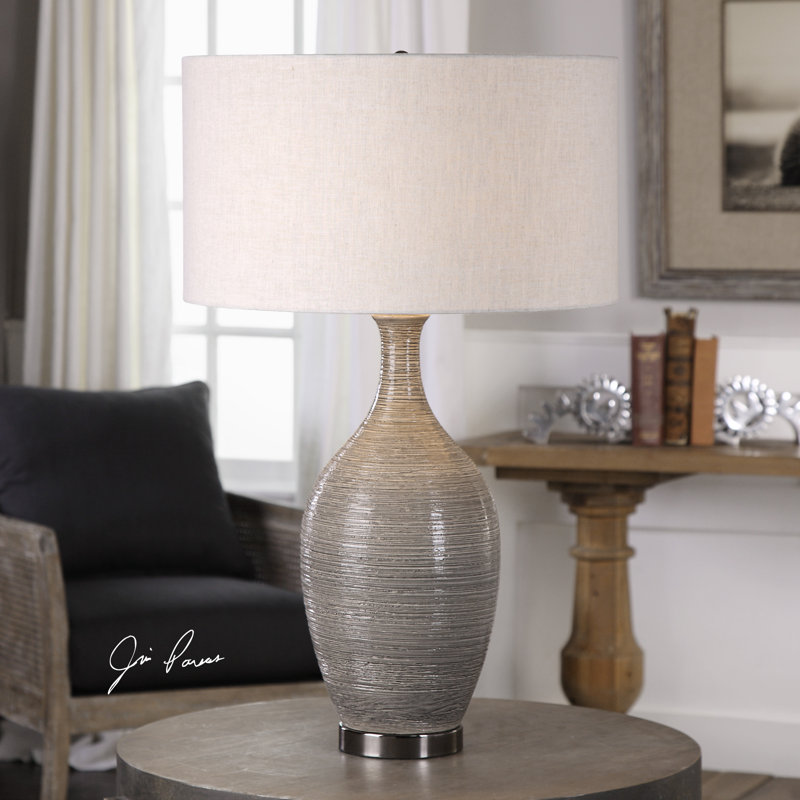 Lampe de table texturée 33 po Crosby