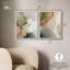«Beige sol houle duo», ensemble d'art mural sur toile par Art Remedy-135371952-135371950