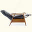 Fauteuil inclinable à accoudoirs en bois-424865033