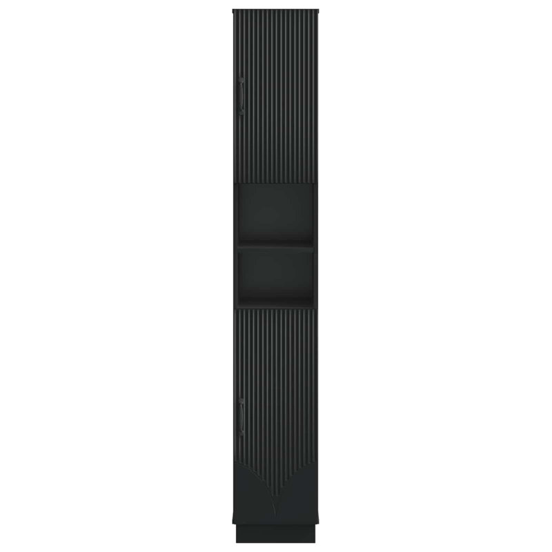 Linen Cabinet, Black