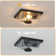 Dcaildz 2 -light Outdoor Flush Mount Ceiling Lights with Motion Sensor