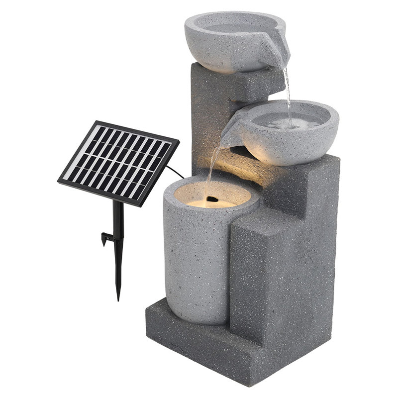 Mele Outdoor Weather Resistant Cascade Fountain