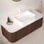 Meuble-lavabo de salle de bain 48 po avec lavabo, armoire de rangement murale à bords arrondis avec 2 tiroirs, lavabo rectangulaire en céramique blanc, sans robinet, pré-assemblé-1506398113