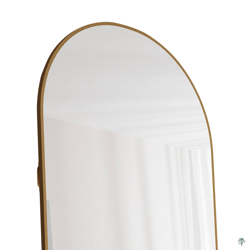 Keimon Mirror, Golden, 59.8" H x 16.5" W