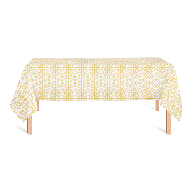 Nappe géométrique, Jaune