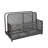 Patio Poolside Float Storage Basket,Poolside Float Storage, Outdoor Storage, Outdoor Pool Caddy With Rolling Wheels For Floaties,Beach-Sturdy & Movable,Grey