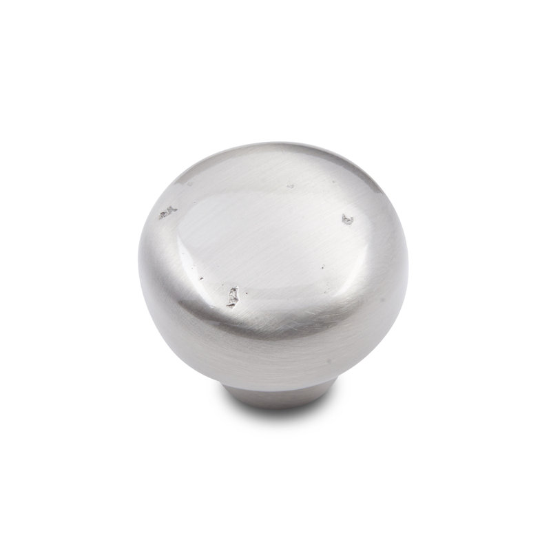 Distressed 1 3/8" Circular Knob CK Series, Satin Nickel