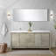 Meuble-lavabo double rustique P 20 po, comptoir en quartz et miroir 70 po-1807054857-1807054856