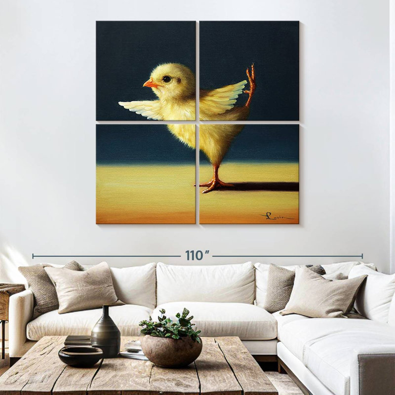 Ketti Yoga Chick Dancer Pose, H 74 po x l 74 po