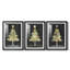 Christmas Holiday Art CXIX - Impression encadrée sur mesure de qualité supérieure - 3 pièces-2118936981-2118936980