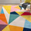  Well Woven Modern Geometric Triangle Multi Colour Washable Area Rug-306775063