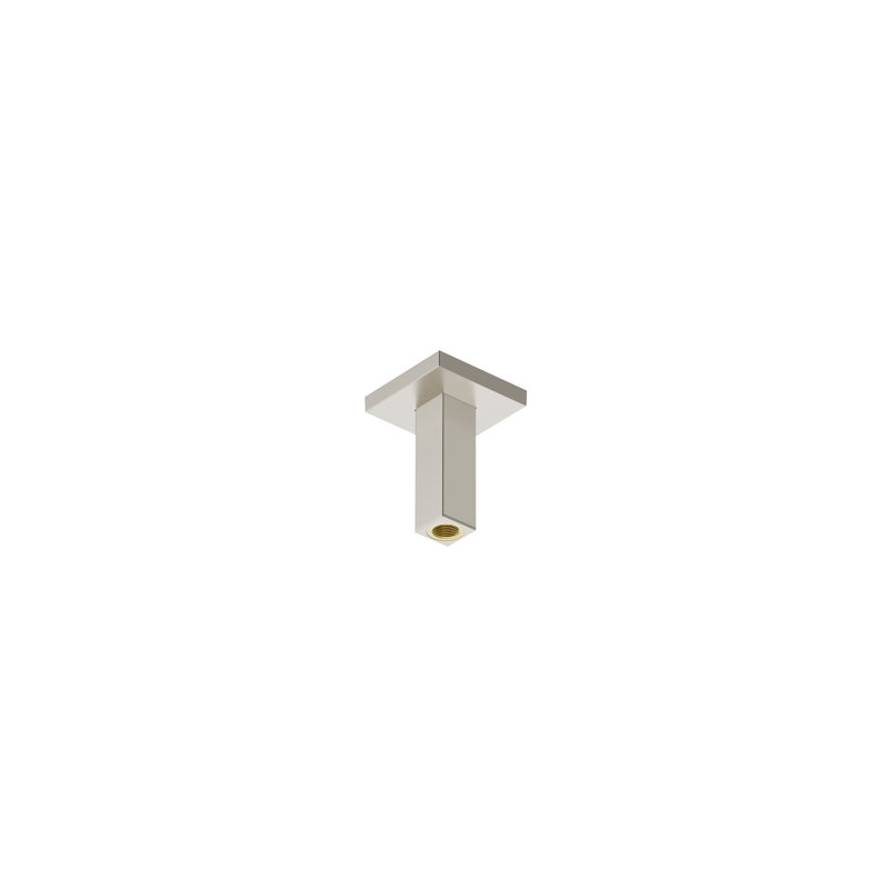 hansgrohe Pulsify E Extension Pipe for Ceiling Mount E, 4", Brushed Nickel