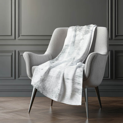Addison Machine Washable Sherpa ASB710 Modern Throw Blanket
