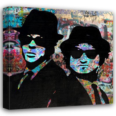 «Jake Elwood» par Stephen Chambers - peinture sur toile tendue