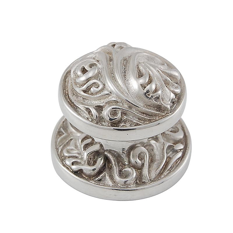 Liscio Mushroom Knob, Polished Nickel
