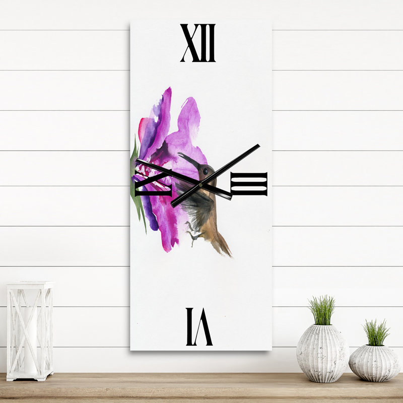 Horloge murale Fuchia, Petit